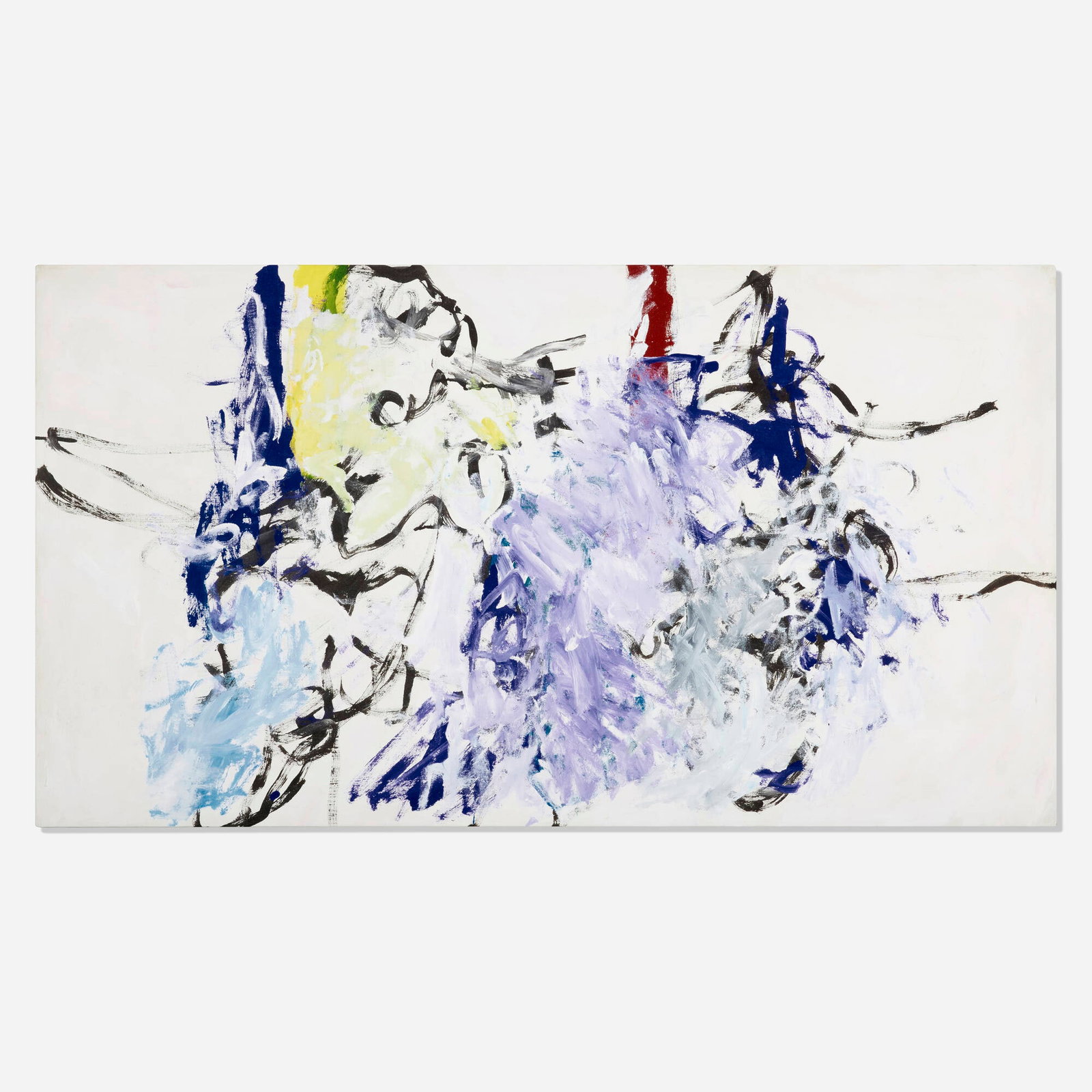 Jack Roth, Untitled: Jack Roth Untitled oil on canvas 29.75 h x 54 w in (76 x 137 cm) Estate stamp to verso. Provenance: Estate of the artist | Private Collection This work will ship from Lambertville, New Jersey.