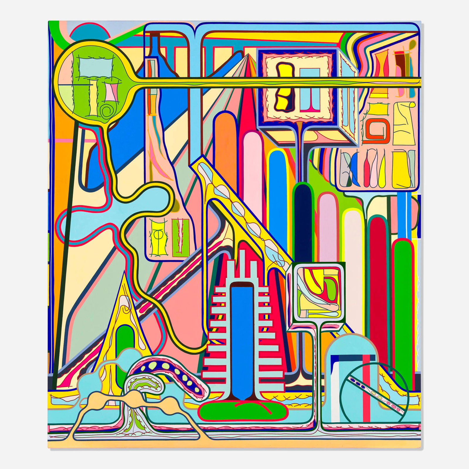 Eric Shaw, Untitled: Eric Shaw Untitled 2018 acrylic on canvas 48.125 h x 42 w in (122 x 107 cm) Signed and dated to stretcher bar verso '2018 Eric Shaw'. Provenance: The Hole, New York | Private Collec