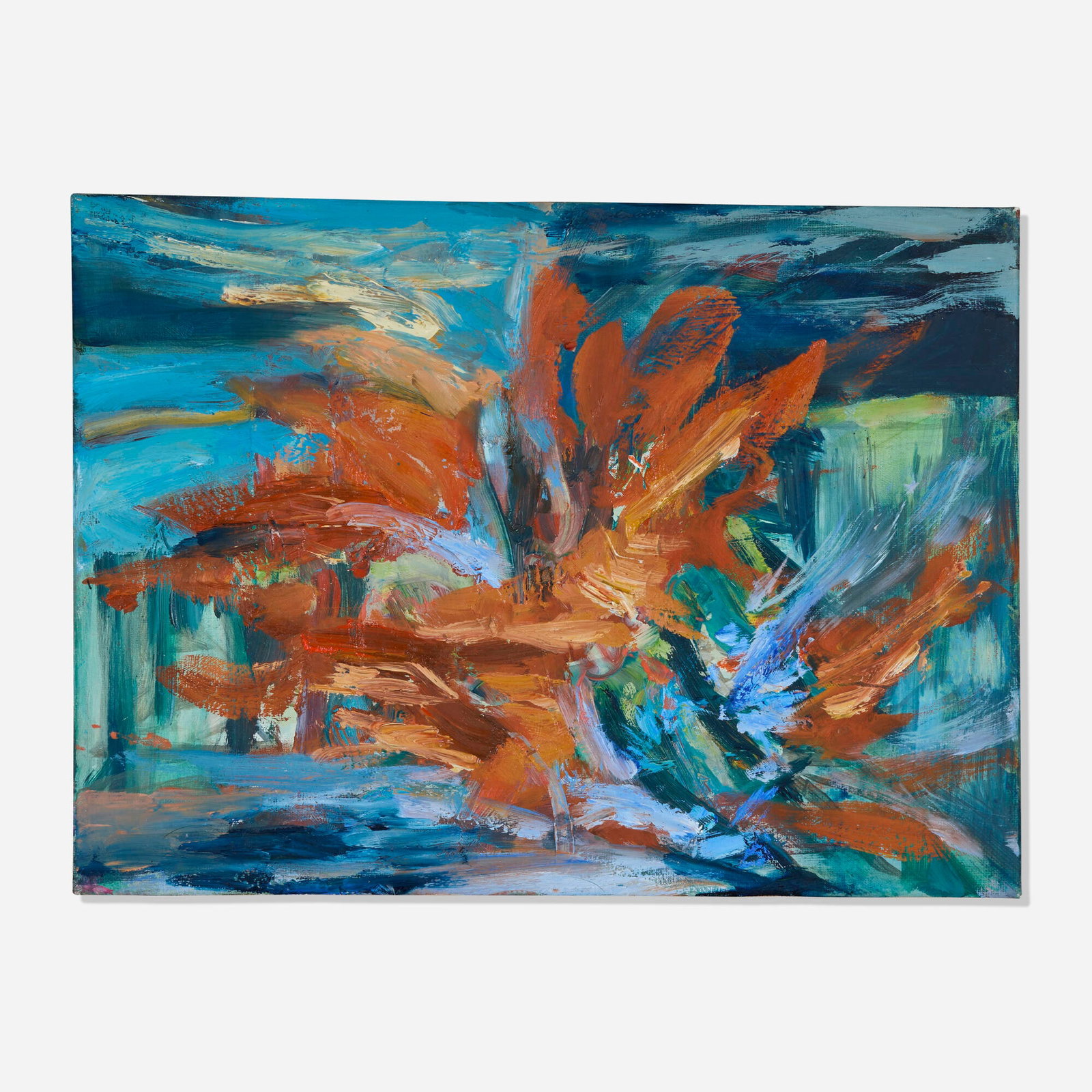 Sarah Cunningham, A Coral of the Mind, 2: Sarah Cunningham A Coral of the Mind, 2 2021 oil on canvas 9 h x 12 w in (23 x 30 cm) Signed, titled, and dated 'A Coral of the Mind, 2 2021 Sarah Cunningham'. Provenance: Peres Projects,