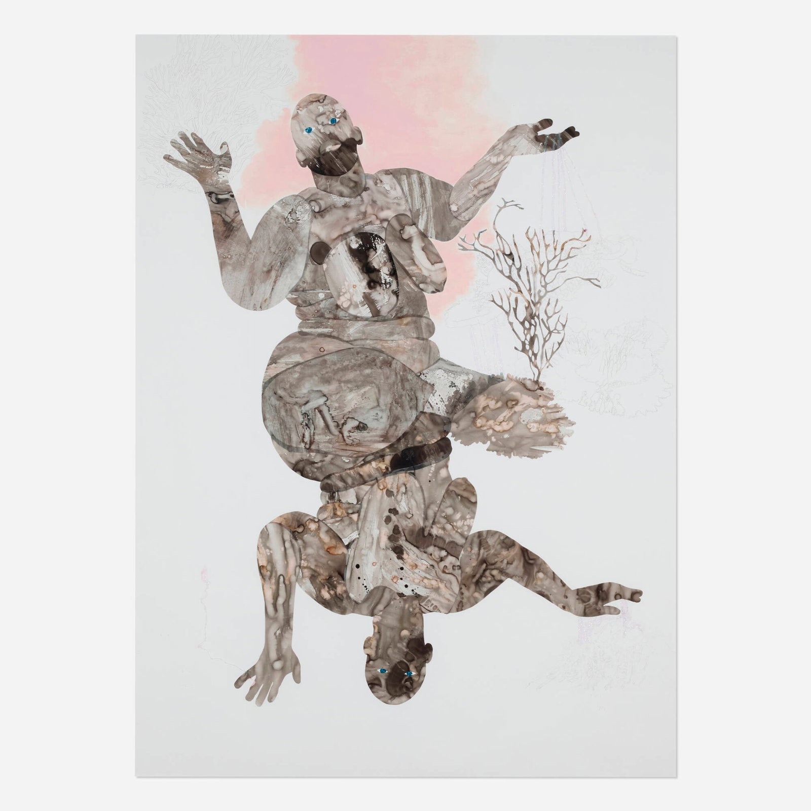 M. Florine Demosthene, Possibility: M. Florine Demosthene Possibility 2019 mixed media collage on paper sight: 49.375 h x 35.875 w in (125 x 91 cm) Provenance: Mariane Ibrahim Gallery, Chicago | Private Collection Exhibited: