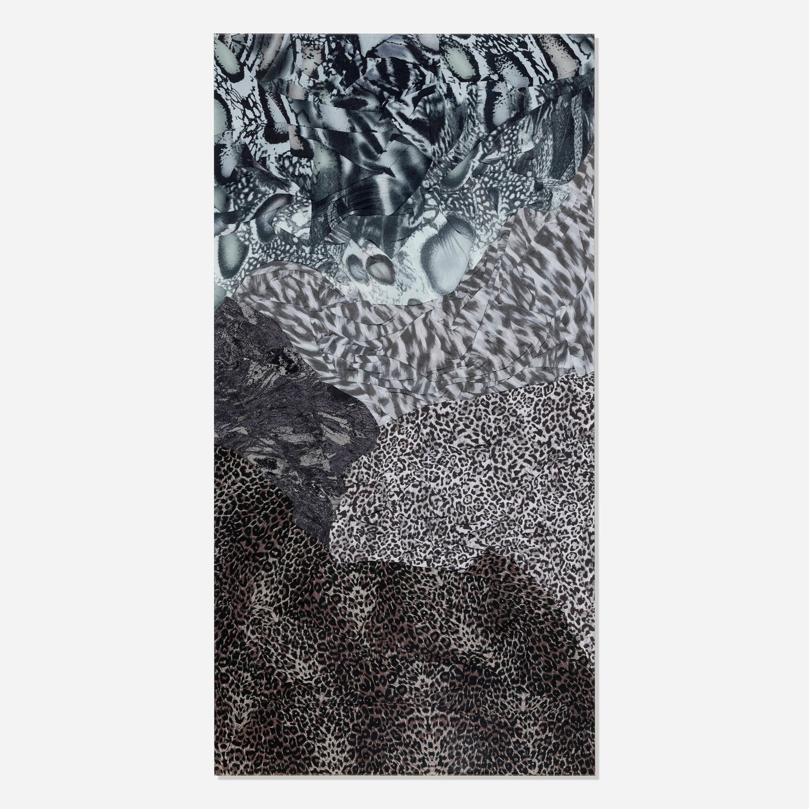 Nina Beier, Portrait Mode: Nina Beier Portrait Mode 2013 found garments on board sight: 47.625 h x 24.375 w in (121 x 62 cm) Provenance: Galeria Proyectos Monclova, Mexico City | Private Collection This work will ship from