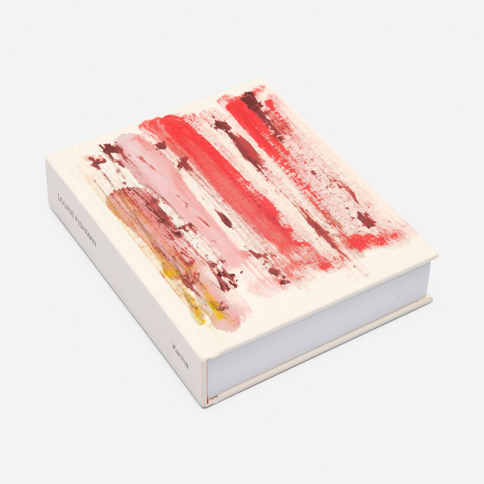 Louise Fishman, Louise Fishman Special Edition book with original painting: Louise Fishman Louise Fishman Special Edition book with original painting 2020 oil on hardcover book 9.375 h x 7.625 w x 2 d in (24 x 19 x 5 cm) This work consists of an original, unique oil painting 