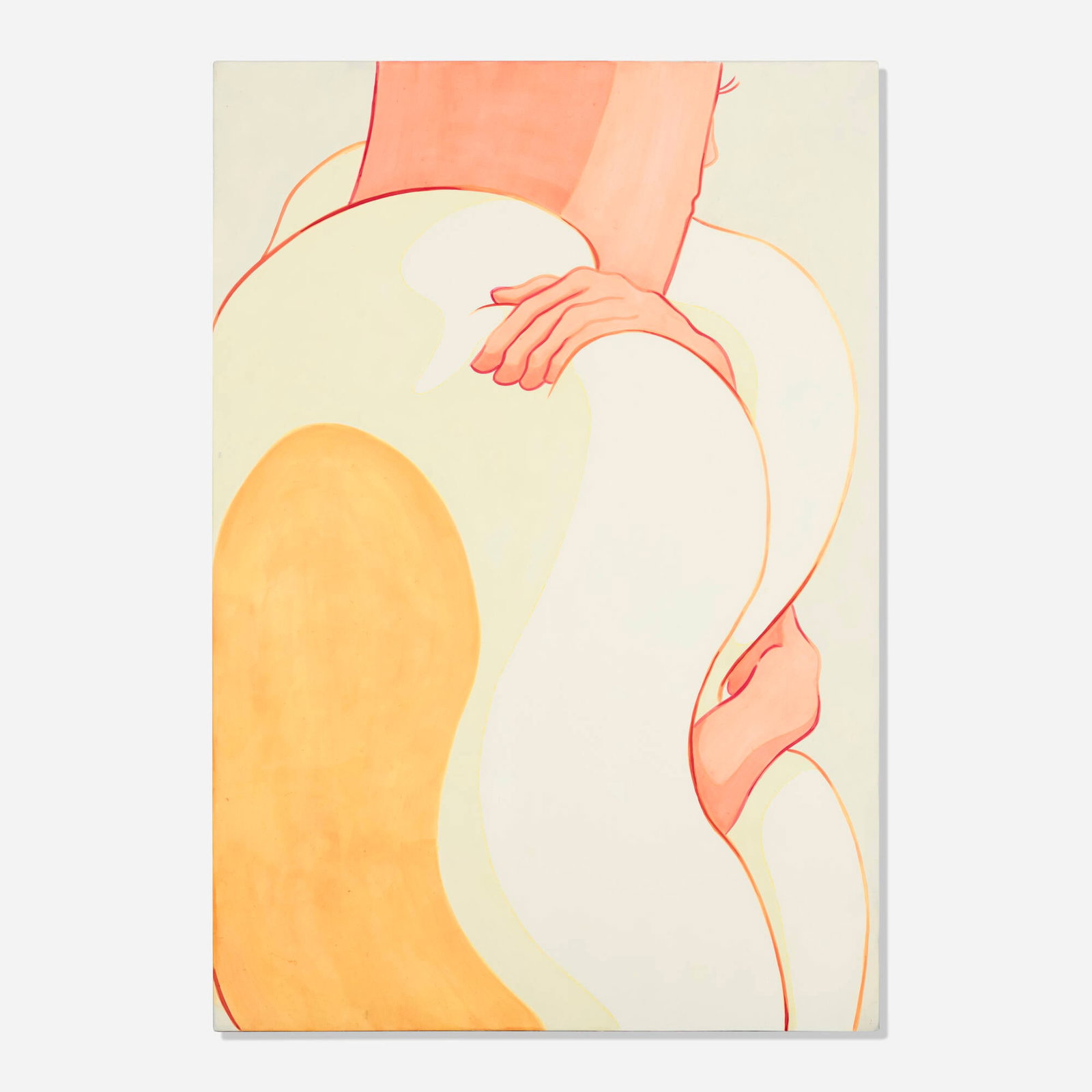 Ivy Haldeman, Back, Hold: Ivy Haldeman Back, Hold 2017 acrylic on canvas 24 h x 16.5 w in (61 x 42 cm) Signed, titled, and dated to verso 'Back, Hold 2017 Ivy Haldeman '. This work will ship from Lambertville, New