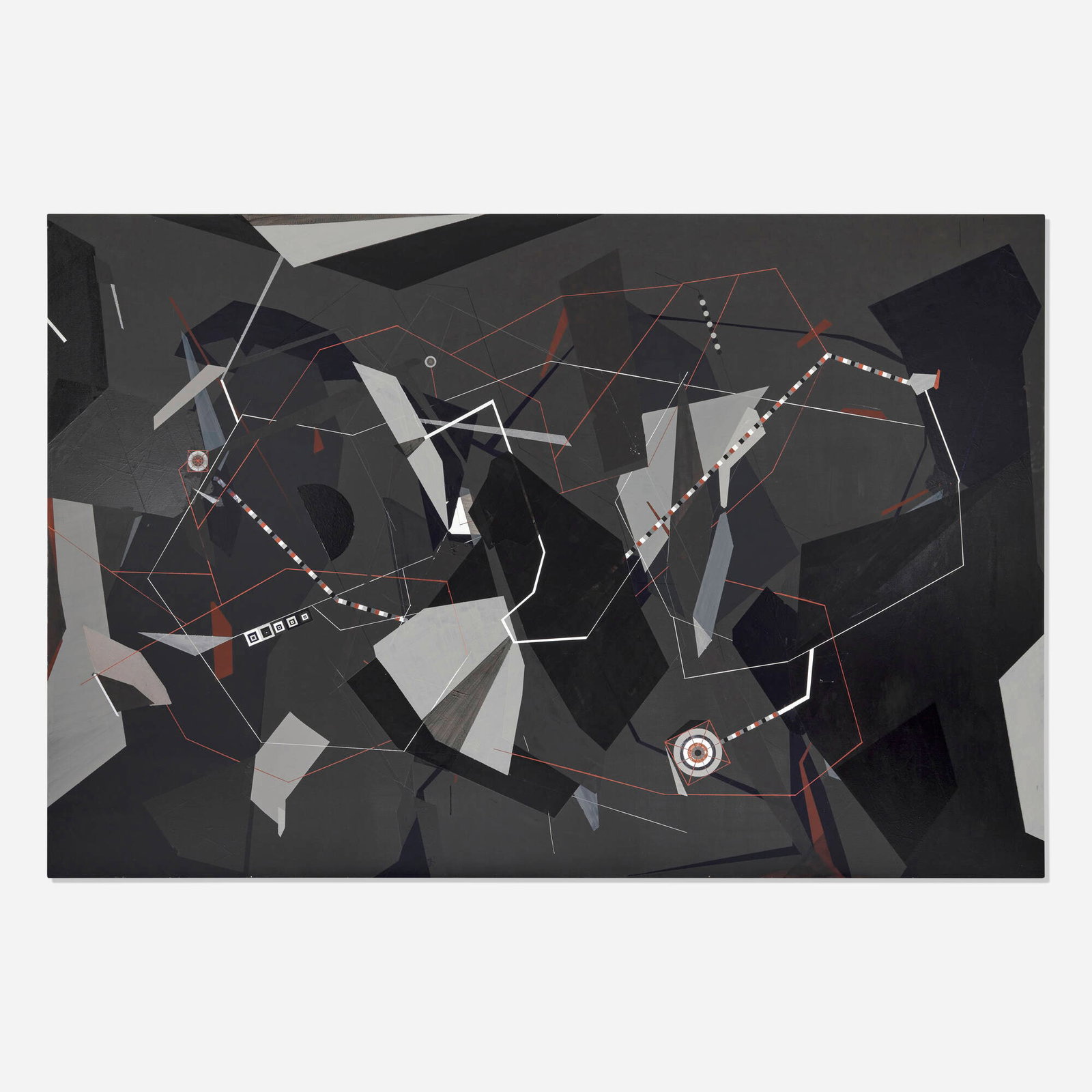 Dannielle Tegeder, Untitled: Dannielle Tegeder Untitled 2015 oil on canvas 72 h x 108 w in (183 x 274 cm) Signed and dated to upper edge verso 'D. Tegeder 2015'. Signed and dated to verso 'Danielle Tegeder
