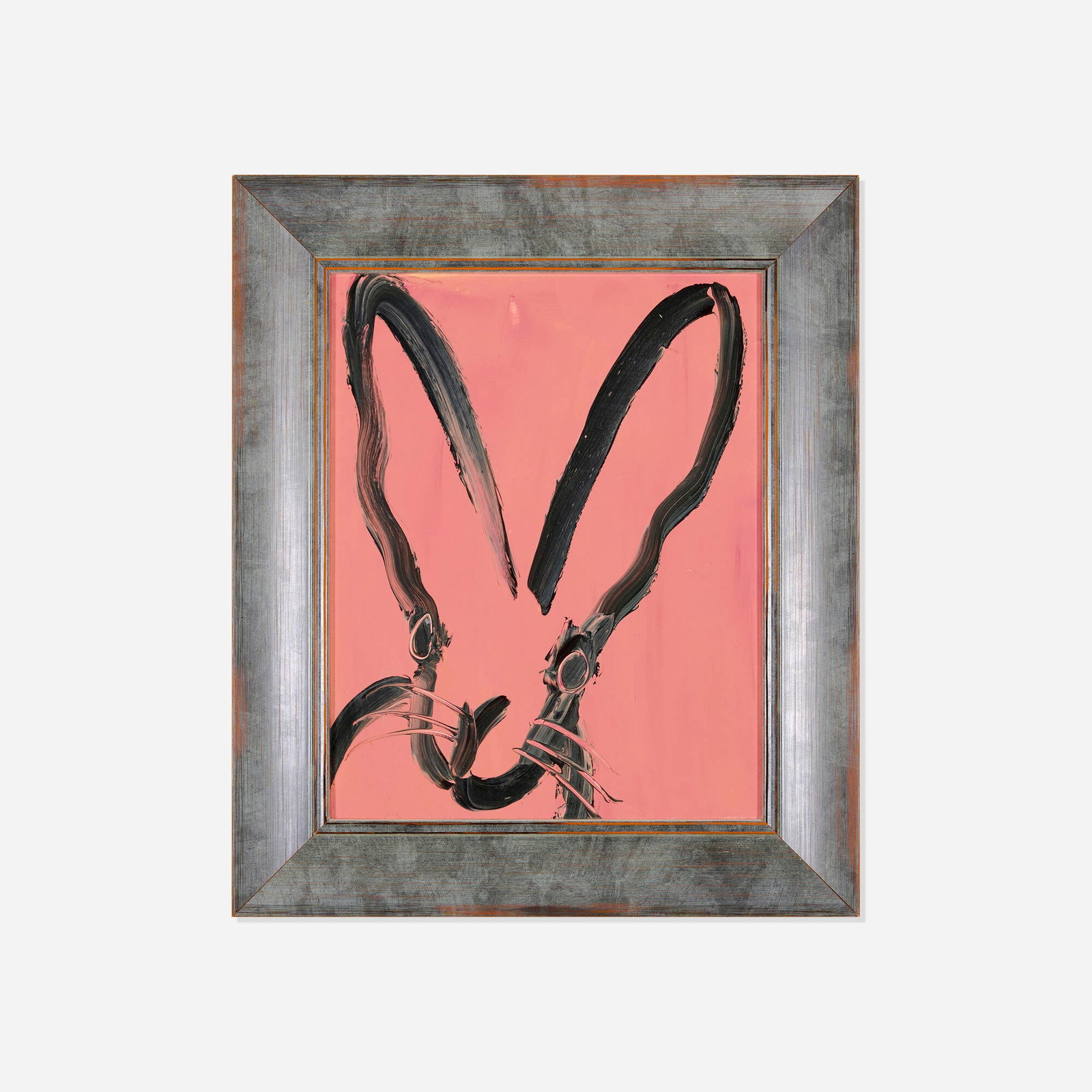 Hunt Slonem, Pat: Hunt Slonem Pat 2021 oil on panel in artist's frame 13 h x 11.24 w in (33 x 29 cm) Signed, dated, and inscribed to verso 'CSR2904 Hunt Slonem 2021 ? Pat.'. Provenance: Acquired directly