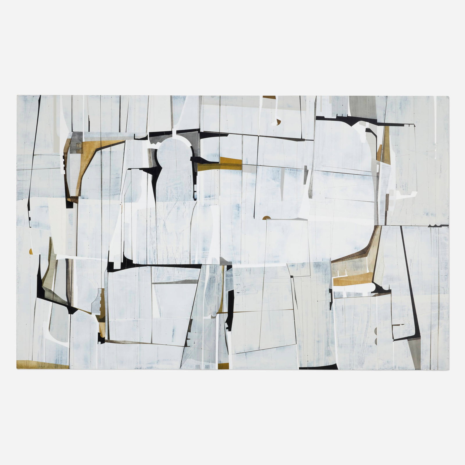 James Kennedy, Dominant Diagram: James Kennedy Dominant Diagram 2012 mixed media and polymer on incised Masonite in artist's frame 38 h x 60 w in (97 x 152 cm) Signed, titled, and dated to verso 'JK 12 Dominant Diagram 2012 JK&#