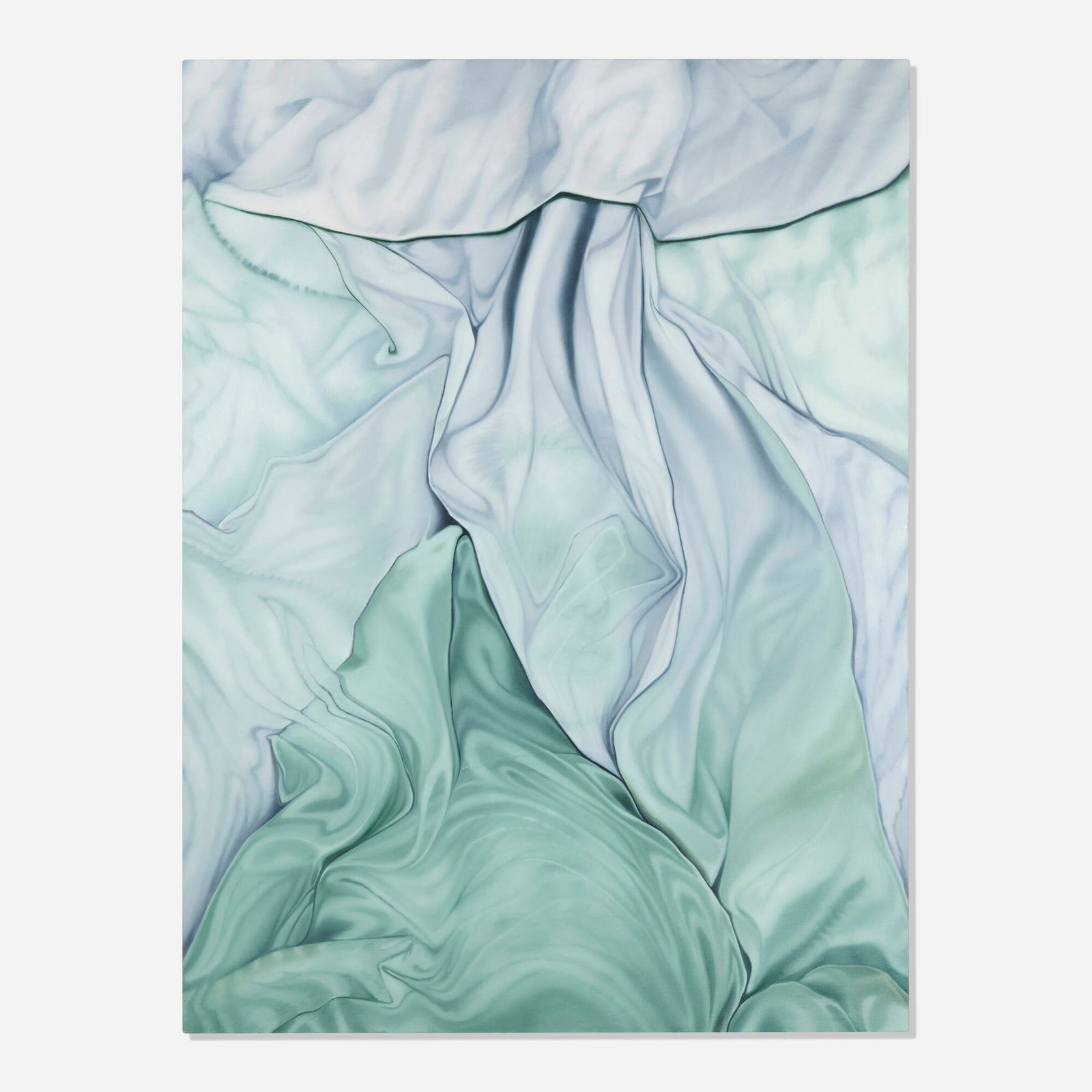 Jenny Morgan, The Disappearing: Jenny Morgan The Disappearing 2022 oil on canvas 48 h x 36 w in (122 x 91 cm) Signed, titled, and dated to verso 'JM The Disappearing 2022'. Provenance: Anat Ebgi Gallery, New York |