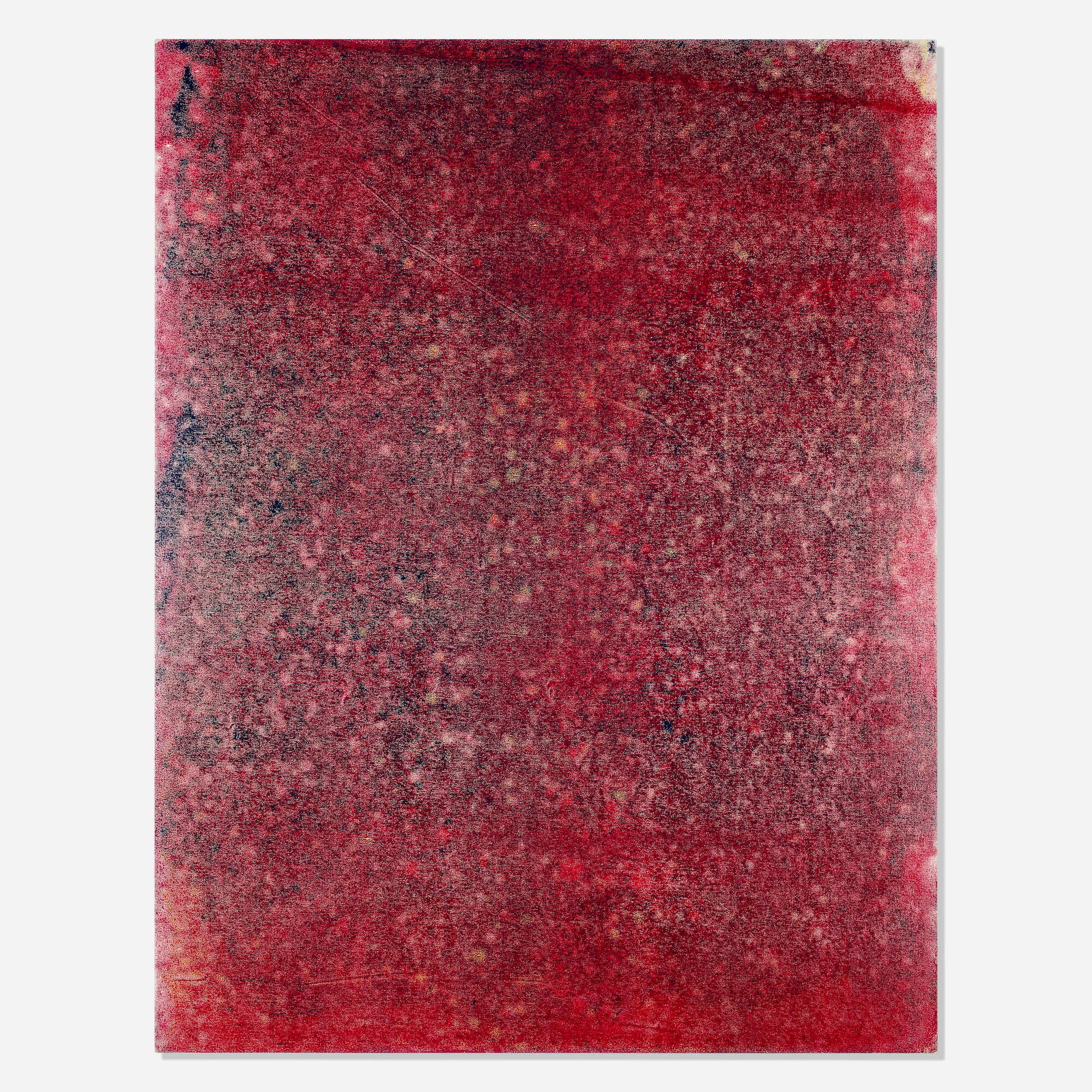 Israel Lund, Untitled: Israel Lund Untitled 2018 acrylic on raw canvas 88 h x 68 w in (224 x 173 cm) This work will ship from Lambertville, New Jersey.