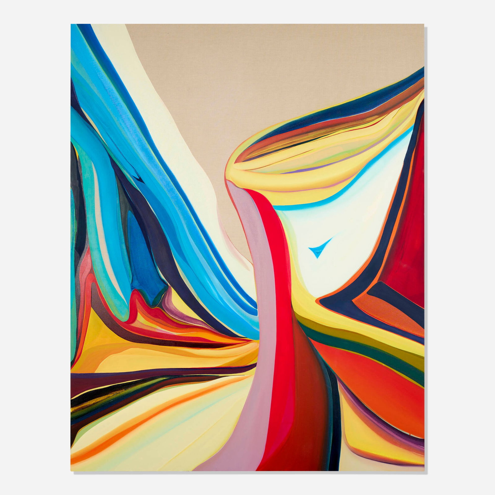 Jin Jeong, Stella: Jin Jeong Stella 2022 acrylic and oil on linen 68 h x 54.25 w in (173 x 138 cm) This work will ship from Lambertville, New Jersey.