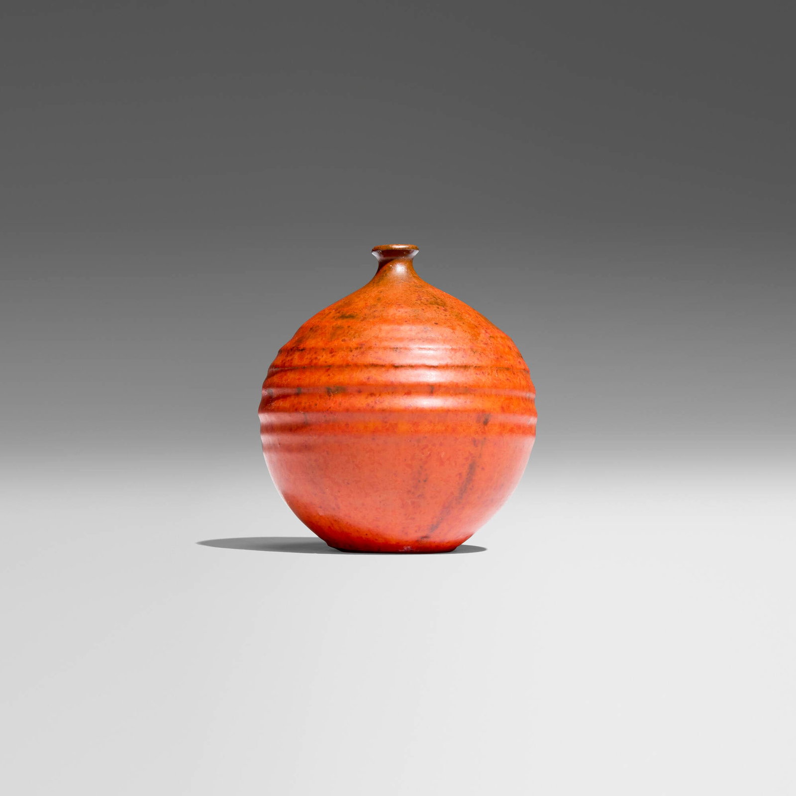 Doyle Lane, Weed pot: Doyle Lane Weed pot c. 1960-1978 glazed earthenware 2.5 h x 2.325 dia in (6 x 6 cm) Incised signature to underside 'Lane'. Provenance: Private Collection, California