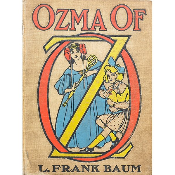 L. FRANK BAUM FIRST EDITIONS: Four, The Reilly Britton Co., 1907-1912: "Ozma of Oz" first state, "Dorothy and the Wizard of Oz" second state, "The Sea Fairies" early state and "Sky Island" first state