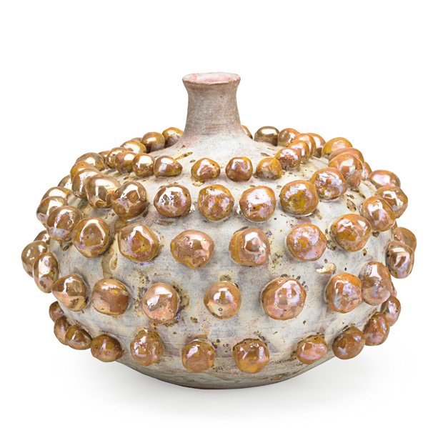 BEATRICE WOOD Vase w/ knobs