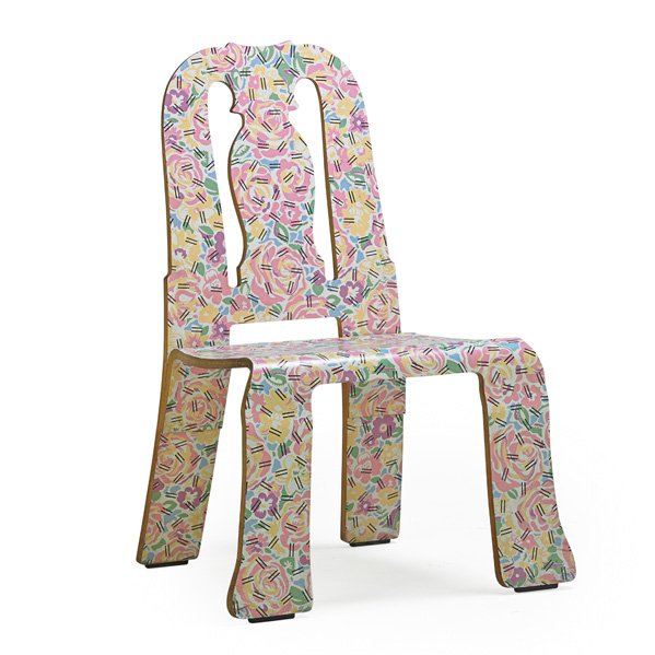 ROBERT VENTURI; KNOLL Queen Anne chair