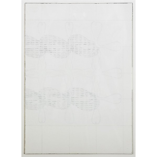 John Morris (American, b. 1965): Three works of art: Untitled, 1997-98; Wax crayon, graphite and ink on paper (framed); 10 1/4" x 7 1/8" (sheet); Untitled, 1996; Two graphite on paper (framed separately); Each signed and dated; 8 1/2