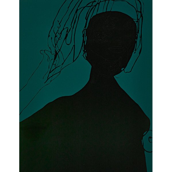 Gary Hume (British, b. 1962): Psyche, 2001; Screenprint in colors on anodized aluminum; Signed, dated, titled and numbered 23/400; 26" x 19 5/8"; Printer: K2 Screen, London; Provenance: Private Collection