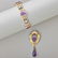 VICTORIAN AMETHYST AND DIAMOND GOLD JEWELRY