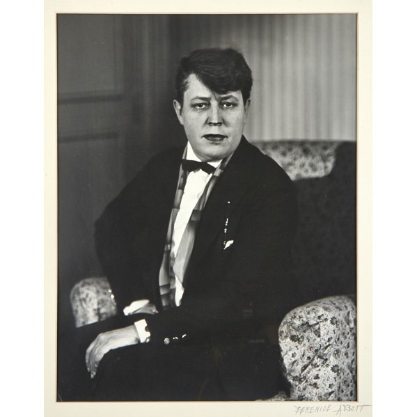 BERENICE ABBOTT (American, 1898-1991): Two silver gelatin portraits of Jane Heap and Margaret Anderson (framed); Stamped on back; Each: 13" x 10" (sight)
