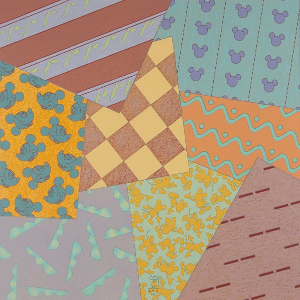 MICHAEL GRAVES (American, b. 1934): Two screenprints from the Walt Disney Swan Resort Hotel project, 1991; Signed, dated and numbered 22/25 A and 24/25 B; Each: 27 1/4" x 27" (sheet)