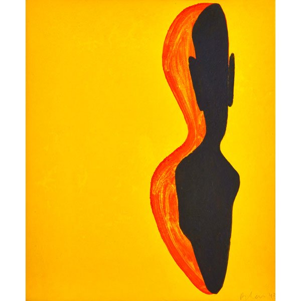 JEAN CHARLES BLAIS (French, b. 1956): Monotype; Untitled, 1993; Signed and dated; 16" x 15 1/8" (sheet)