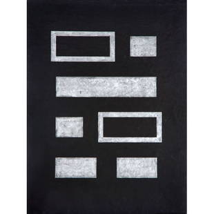 MARTIN BECK (American, b. 1963): Monotype; Untitled, 1992; Signed and dated on verso; 32" x 24" (sheet)