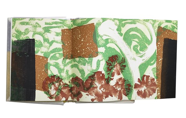 Howard Hodgkin (British, b. 1932): The Way We Live Now, 1990; Bound book of 34 numbered pages containing lift-ground aquatints by Howard Hodgkin to a text by Susan Sontag; Signed by Hodgkin and Sontag and numbered 188/200; 12" x 8 3/4"