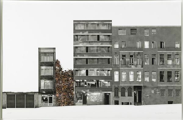Doris Salcedo (Colombian, b. 1958): Istanbul Project II, 2003; Piezo-pigment on Hahnemuhle german etching paper (framed); Signed and numbered 3/35; 24 3/8" x 37 1/4" (sheet); Provenance: Alexander & Bonin Gallery, New York (label on ver