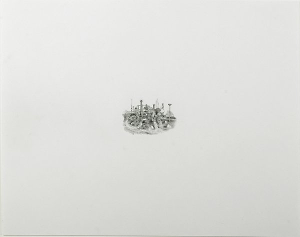 Randall Sellers (American, b. 1969): Untitled, 2003; Graphite on paper (framed); 8" x 10" (sheet); Provenance: Richard Heller Gallery, California; Private Collection, Los Angeles