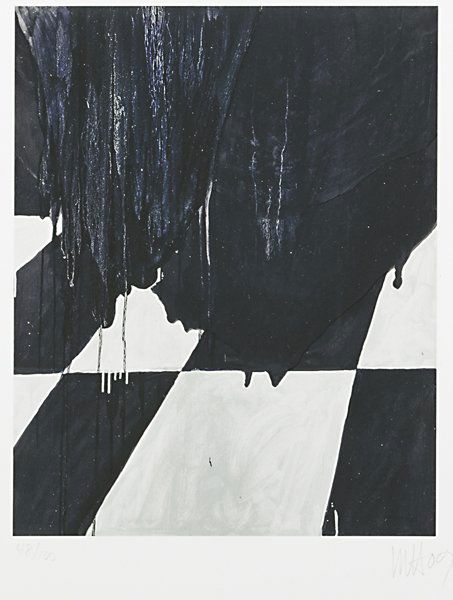 Mary Heilmann (American, b. 1940): It's Raining Today, 2009; Inkjet print (framed); Initialed, dated and numbered 48/100; 14" x 10 7/8" (sheet); Provenance: Private Collection, New York