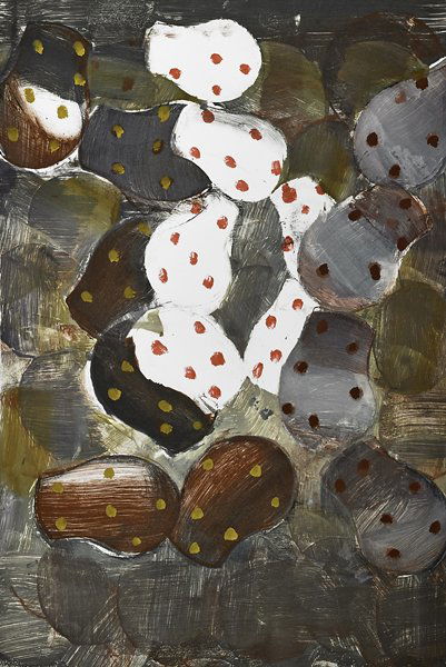 John Walker (British, b. 1939): Two works of art: Untitled, 2003; Monoprint in colors; Signed and dated; 36" x 24" (sheet); Ithaca, 1993; Lithograph in colors; Signed, dated and numbered 42/48; 30 1/4" x 22" (sheet); Provenance: Ver