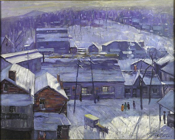 Carl W. Peters (American, 1897-1980): Untitled; Oil on canvas (framed); Signed; 24" x 30"; Provenance: Private Collection, New Jersey