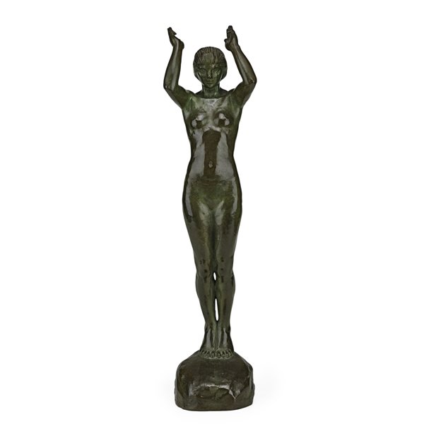 Joseph Lichtenauer (American, 1876-1966): Untitled; Bronze; Signed "Lichtenauer" with foundry mark "OFIR/Gorham Co. Foundries"; 24" high; Provenance: Private Collection, New Jersey