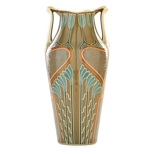 VILLEROY & BOCH Large vase w/ tulips