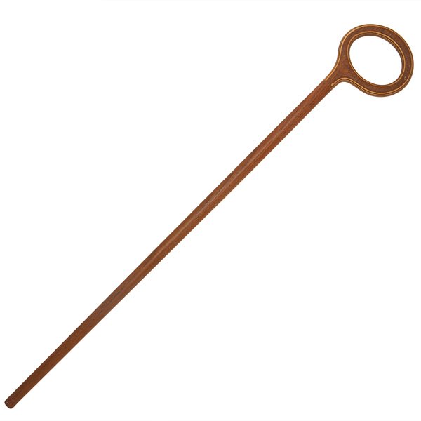 NANNA DITZEL Walking stick: NANNA DITZEL (1923 - 2005) Laminated wood walking stick, Denmark, 1960s; Unmarked; 37" x 5 1/2" Provenance: A gift from the artist to the present owner