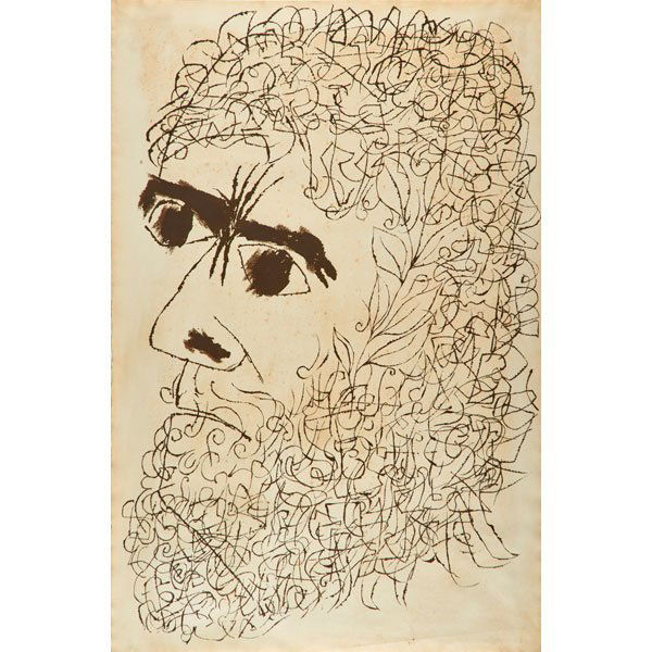 BEN SHAHN (American, 1898-1969): Three lithographs in colors (framed); Two signed in the plate; Largest: 40 1/2" x 27"