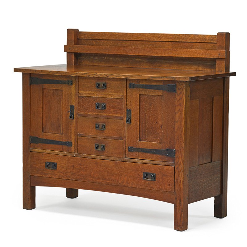 L. & J.G. STICKLEY Sideboard Oct 18, 2014 Rago Arts and Auction