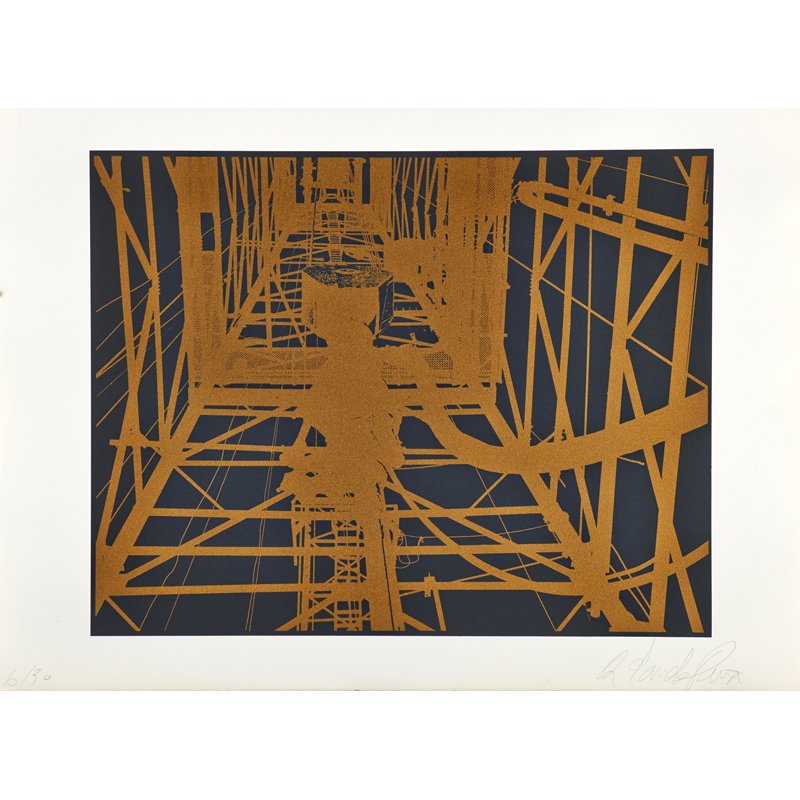 Rolando Pena (Venezuelan, b. 1942): Two portfolios: The Tower, 1982; Six screenprints plus one embossed print; Signed and numbered 6/30; 30" x 22" (sheet); Simon Bolivar; Four screenprints plus one embossed print; Signed and numbered P/