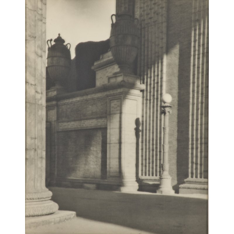 P. DOUGLAS ANDERSON (American, 1887-1964): Gelatin silver print cityscape (framed); Stamped; 11 7/8" x 9 3/8" (sheet)
