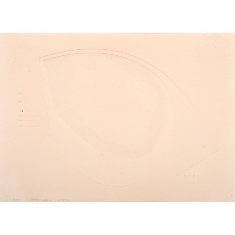 OMAR RAYO (Columbian, 1928-2010): Two embossed prints; "Dove XII", 5/25; "Weight-Watcher", 12/50; Both signed, titled and numbered; Larger: 14 1/4" x 21 1/2" (sight)
