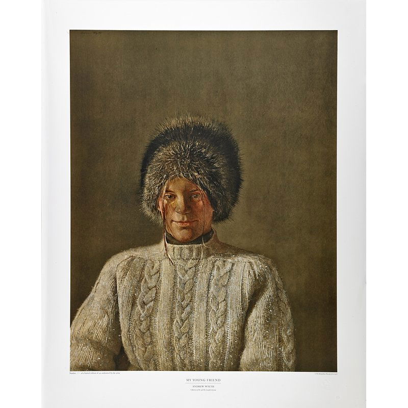 ANDREW WYETH (American, 1917-2009): Ten Painting Portfolio, 1976; Ten collotypes in original portfolio; Each numbered 117/300; Accompanied by a certificate signed and numbered by the artist; Various sizes, 38" x 30 1/2" (sheet, largest)