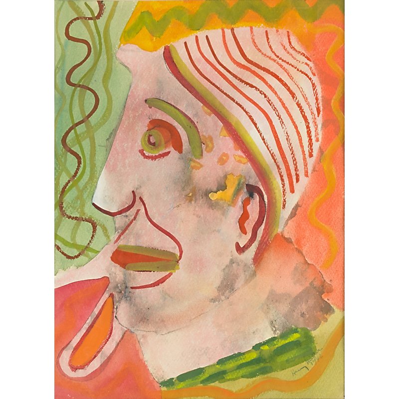 Henry Valentine Miller (American, 1891-1980): Untitled, 1946; Watercolor on paper (framed); Signed and dated; 15" x 11" (sheet); Provenance: Private Collection