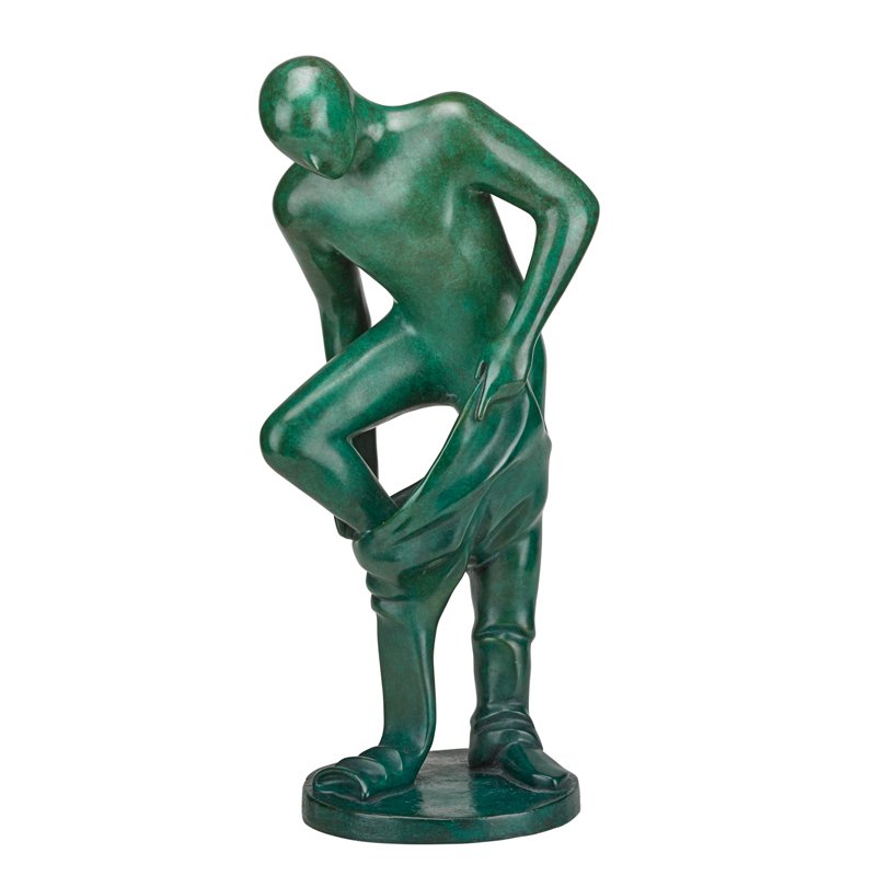 Mark Kostabi (American, b. 1960): Tide Gets the Dirt Out, 1987; Bronze; Signed, dated and numbered "Kostabi (c) 1987 2/8 with Tallix Foundry logo; 24 1/2" high; Provenance: Private Collection, Florida