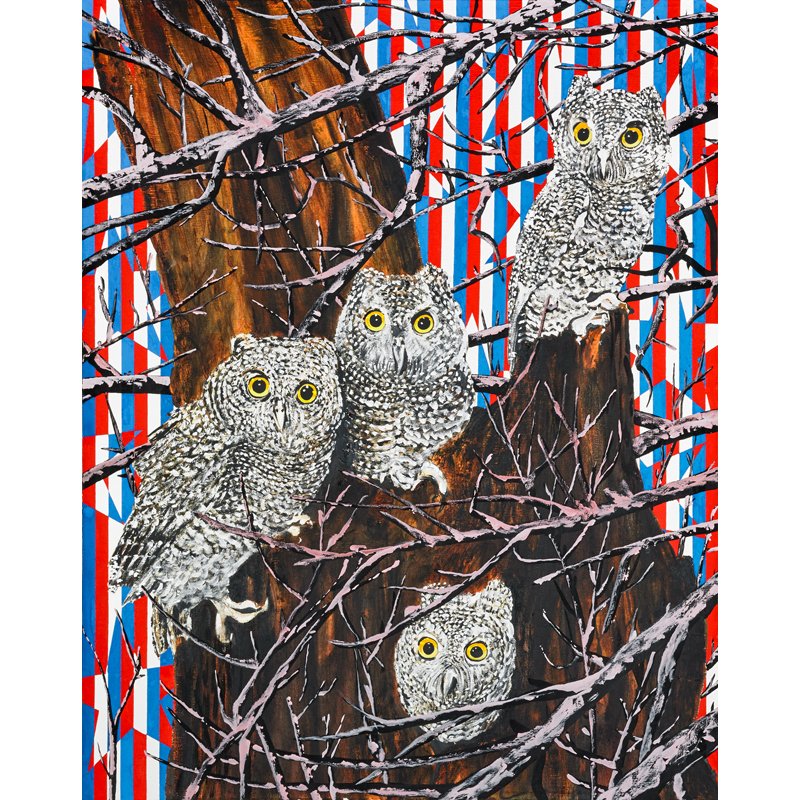 John Newsom (American, b. 1970): Delicate Balance, 2002; Oil on canvas; Signed, dated and titled; 30" x 24"; Provenance: Private Collection, New Jersey