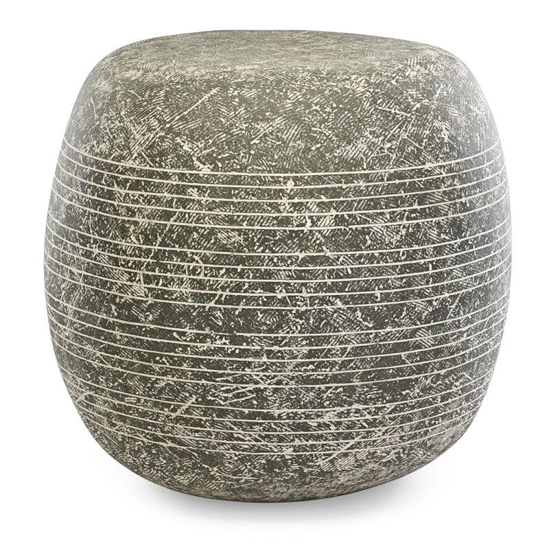 CLAUDE CONOVER Glazed ceramic garden stool: CLAUDE CONOVER (1907 - 1994) Glazed ceramic garden stool, "Ooljmi," Ohio, 1970s Signed and titled 16" x 16" Provenance: Rago Auctions, Modern Design, January 2010, lot 643