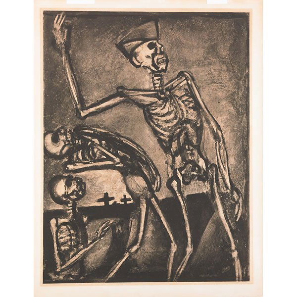 GEORGES ROUAULT (French, 1871-1958): Lithograph; "Arise You Who are Dead"; 25 1/2" x 19 1/2" (sheet)