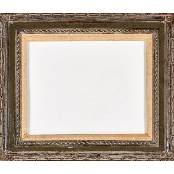 PICTURE FRAMES: Eleven assorted carved and gessoed wooden frames; Largest: 47" x 39"