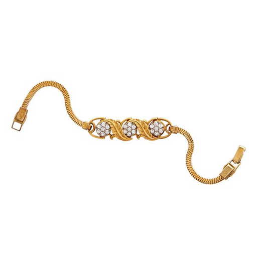 Jabel Diamond 18k Gold Add A Link Bracelet