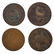 U.S. POST COLONIAL COPPER COINS