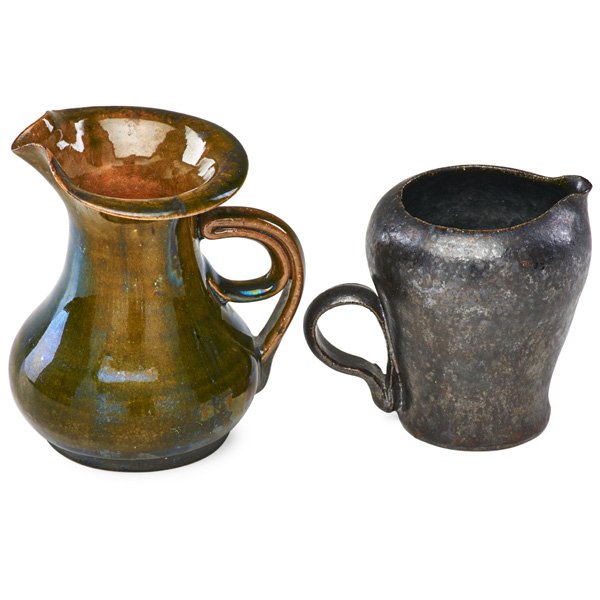 GEORGE OHR Two small pitchers (1 of 3)