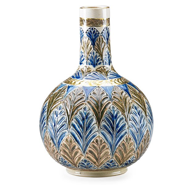 ROOKWOOD; C. DRESSER (Attr.) Vase and tiles (1 of 2)