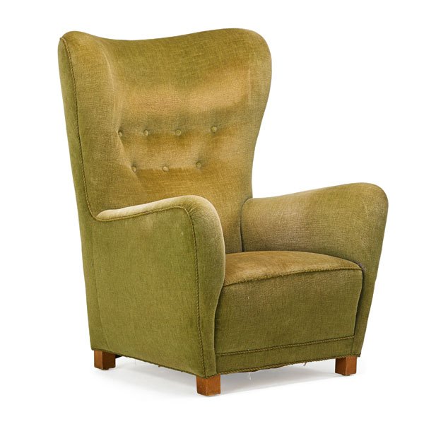 FRITZ HANSEN (Attr.) Tall Back lounge chair (1 of 5)